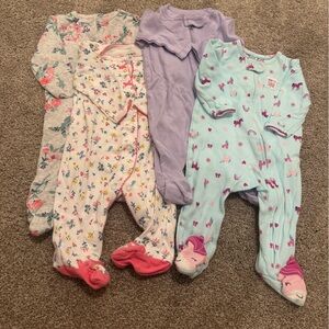 3 month baby girl onsie bundle of 4